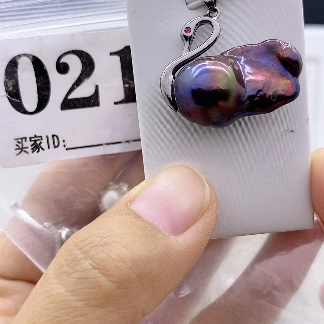 淡水珍珠颈饰钛钢