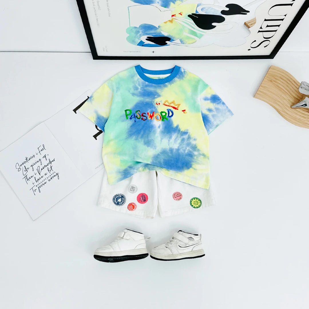 儿童短袖T恤夏季男童上衣2025夏新款夏装潮 WG28376 悠悠童话童装