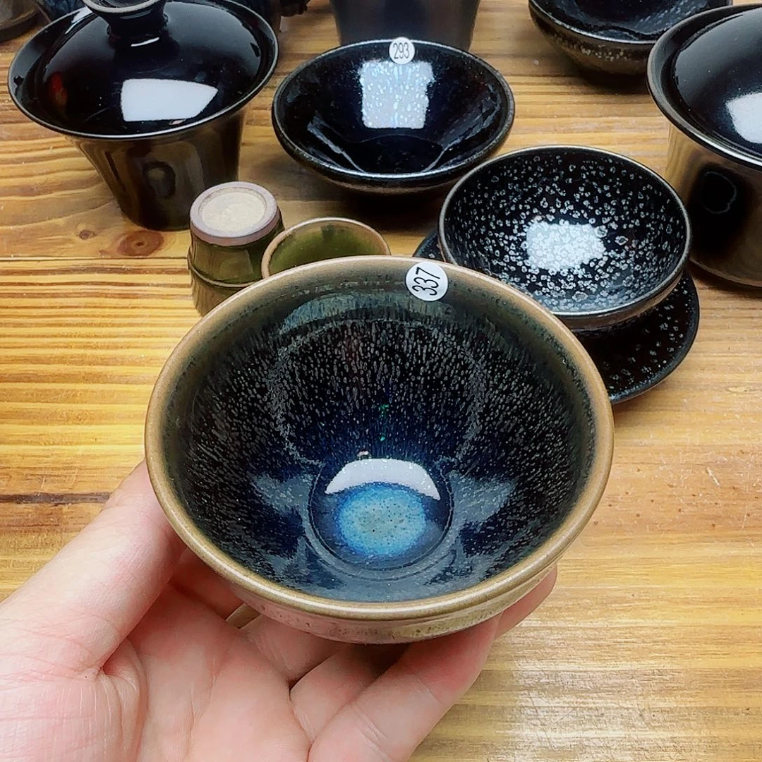 茶盏建窑建盏茶器微瑕