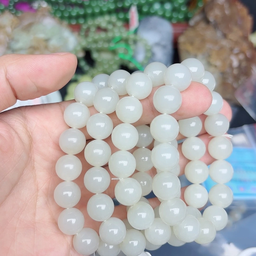 和田玉手链拍一发一多样性未镶嵌