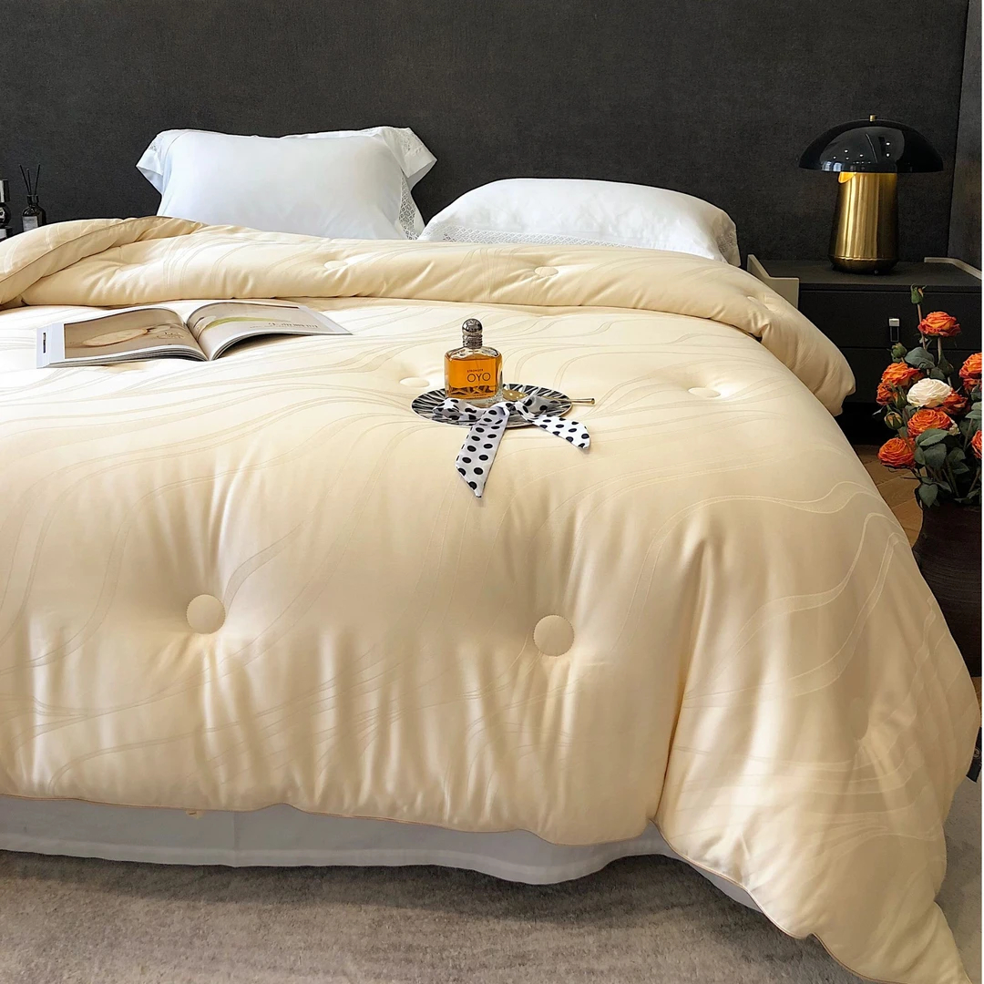 【豆爸专享】大豆蚕丝双蛋白抗菌被 温雅 填充60%大豆纤维