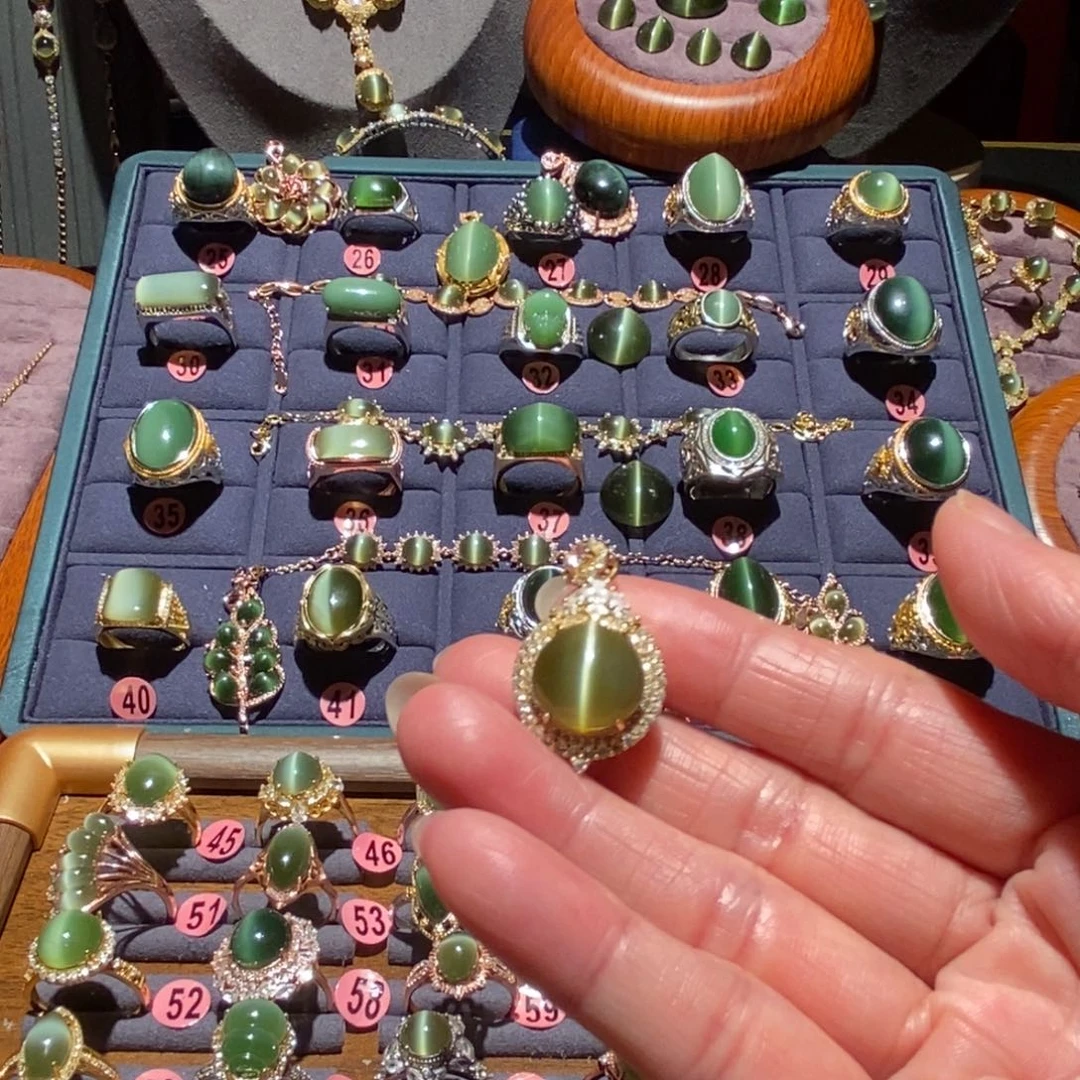 和田玉颈饰银S925镶嵌用***6