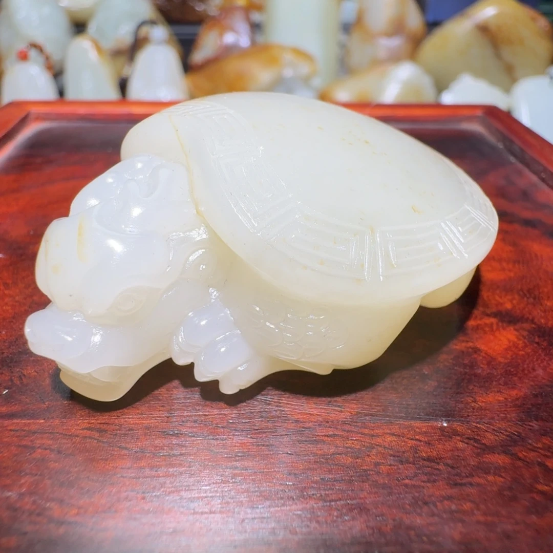 九***杨和田玉未镶嵌吊坠(不含链)