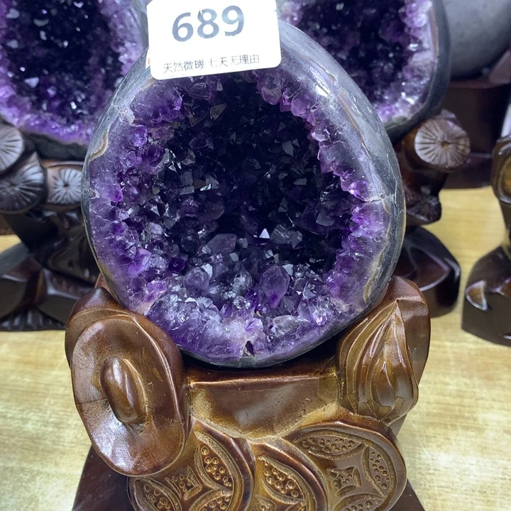 未镶嵌紫晶大型摆件（非配饰）紫水晶689