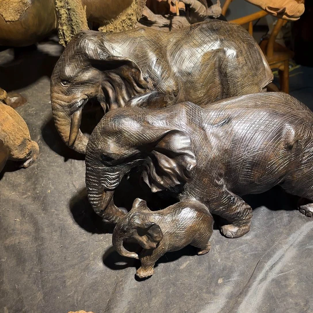 中***贸金丝楠金丝楠木大象