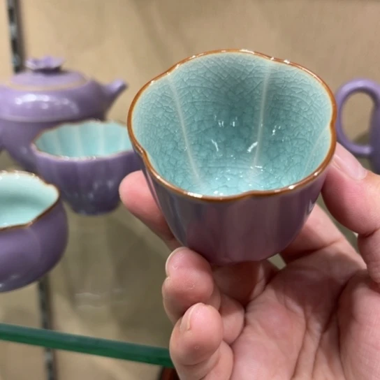 瓷片陶瓷茶具汝瓷茶具