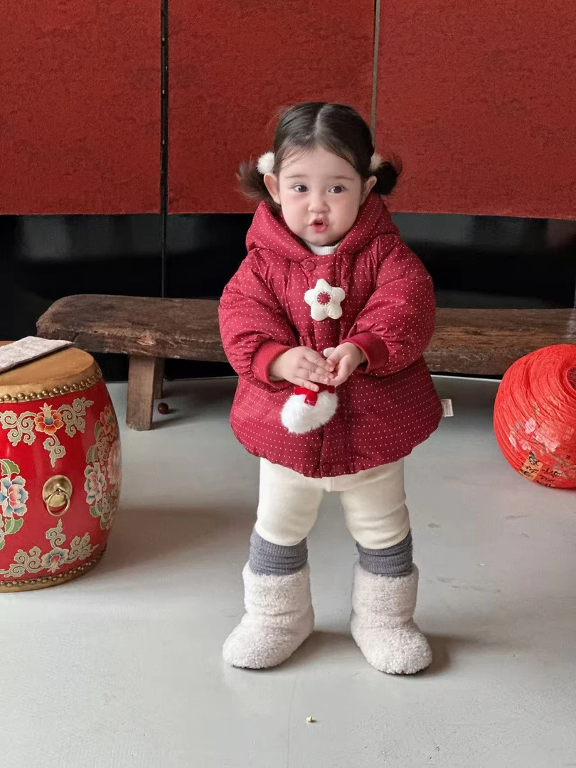 2025年新款婴儿羽绒服连体衣冬季男女宝宝衣服分体羽绒服