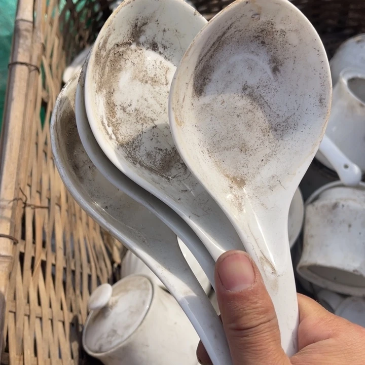 其他瓷骨瓷大汤勺子4个