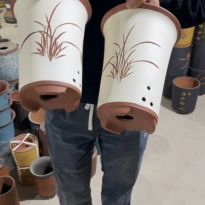 紫砂花盆紫砂花盆