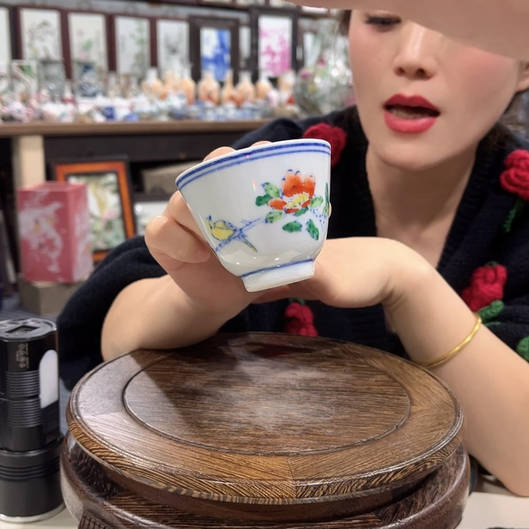 摆件陶瓷//////景德镇陶瓷瓷器。杯。