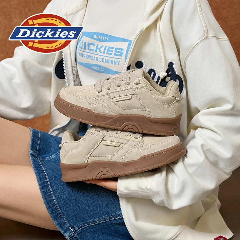 Dickies2025冬季新款时尚男款低帮鞋百搭户外休闲板鞋