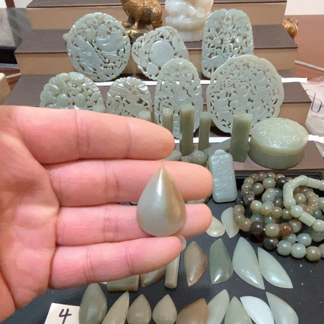 和田玉颈饰未镶嵌雲*軒9