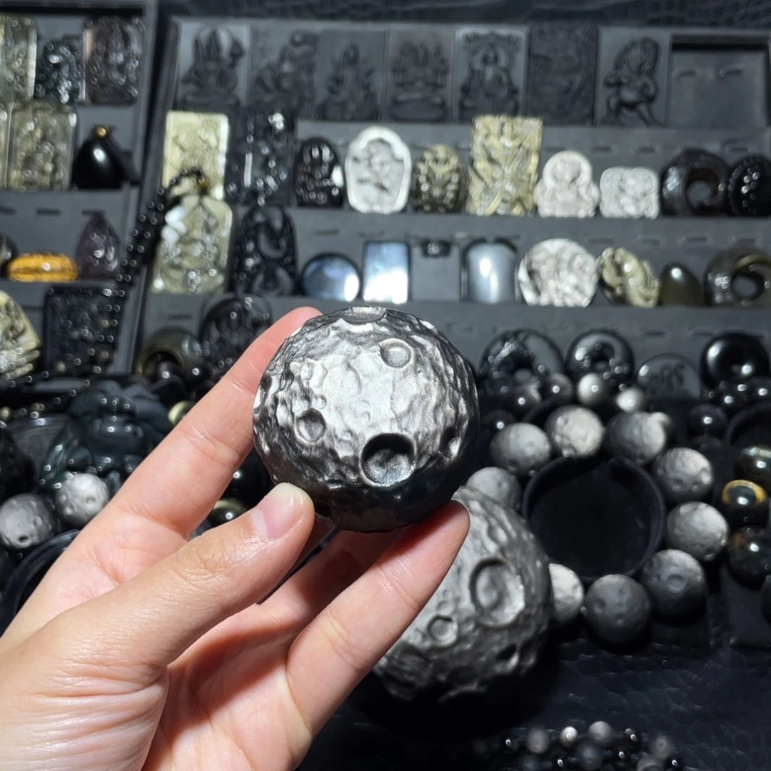 -****黑曜岩未镶嵌珠宝奇石
