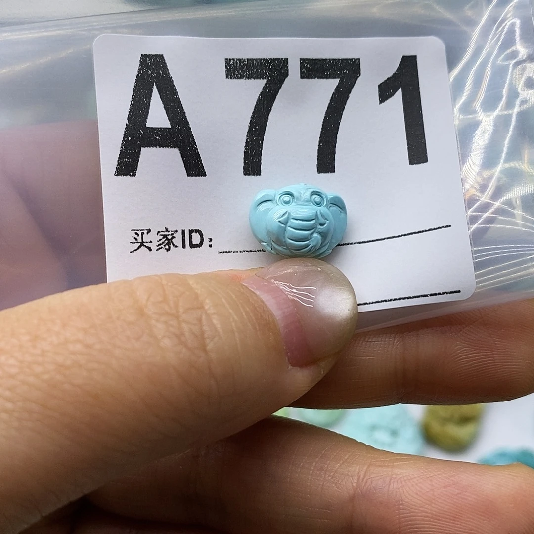 绿松石未镶嵌绿松石配饰定制