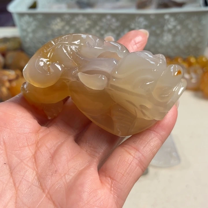 玛瑙/玉髓未镶嵌吊坠(不含链)