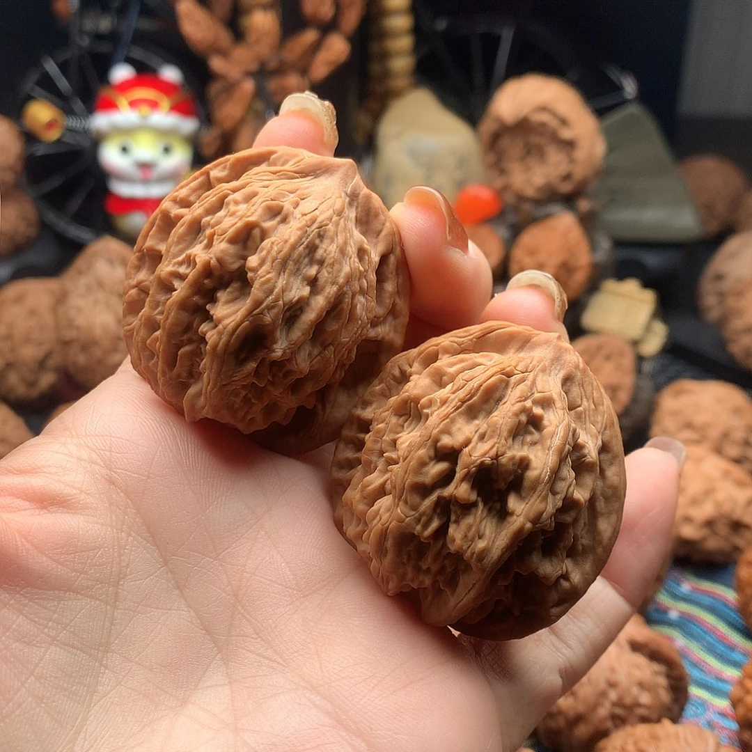 把件文玩核桃全品麦穗虎头41