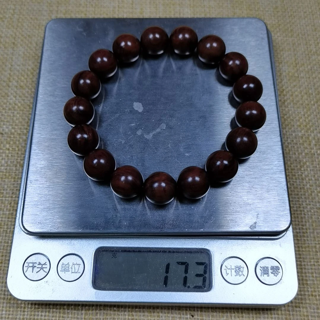 黄花梨/降香黄檀手串/手链時****签海黄老料1.2规格手串