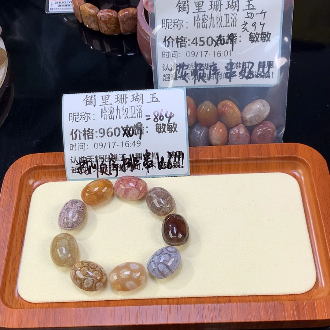 【闪购商品】颈饰未镶嵌硅化珊瑚（珊瑚玉）哈****浴