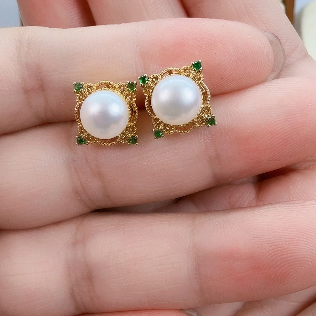 未镶嵌淡水珍珠耳饰