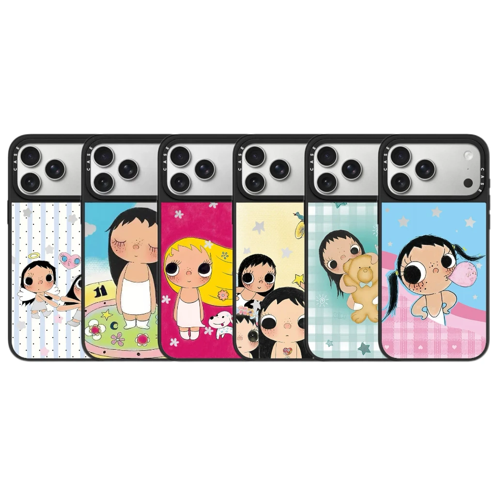 【小玉】可爱女孩适用苹果17promax iPhone16手机壳 镜面防摔保护壳