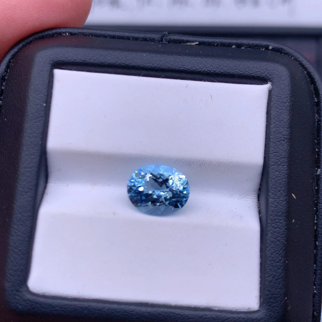 海蓝宝石裸石2.54克拉圣玛利亚