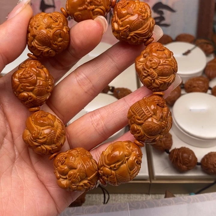 手串/手链橄榄核橄榄雕刻