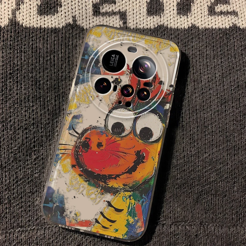 小米15Ultra涂鸦水墨龙手机壳搞怪国风全包高级防摔保护套男女款