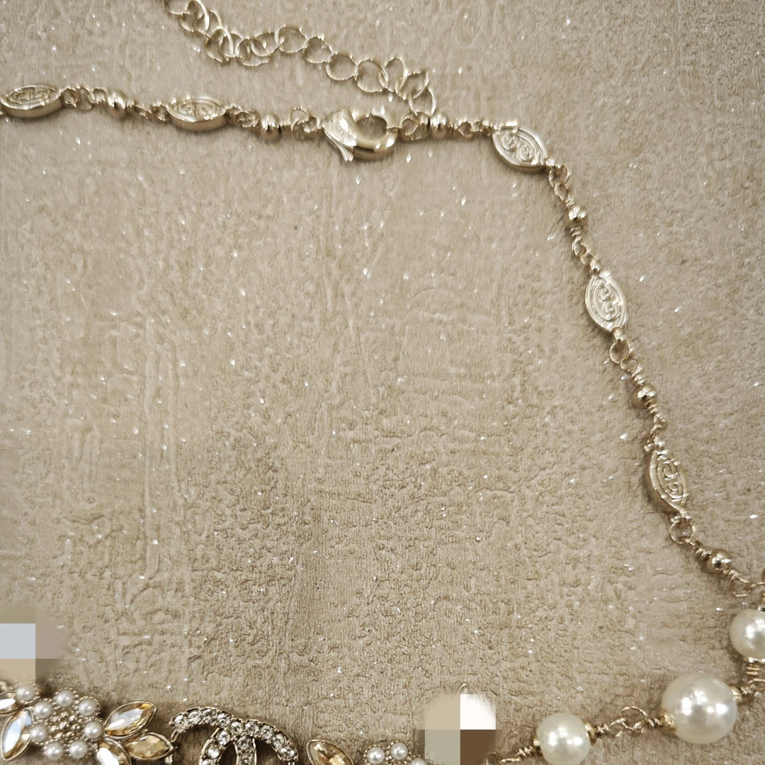 铜合金项链 615麦穗古百搭白色时尚法式