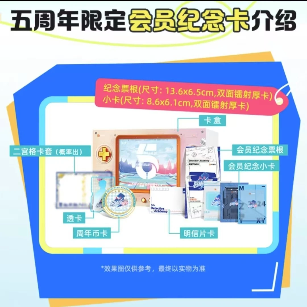 【瑞雪车车】小芒名侦探学院五周年收藏纪念卡牌