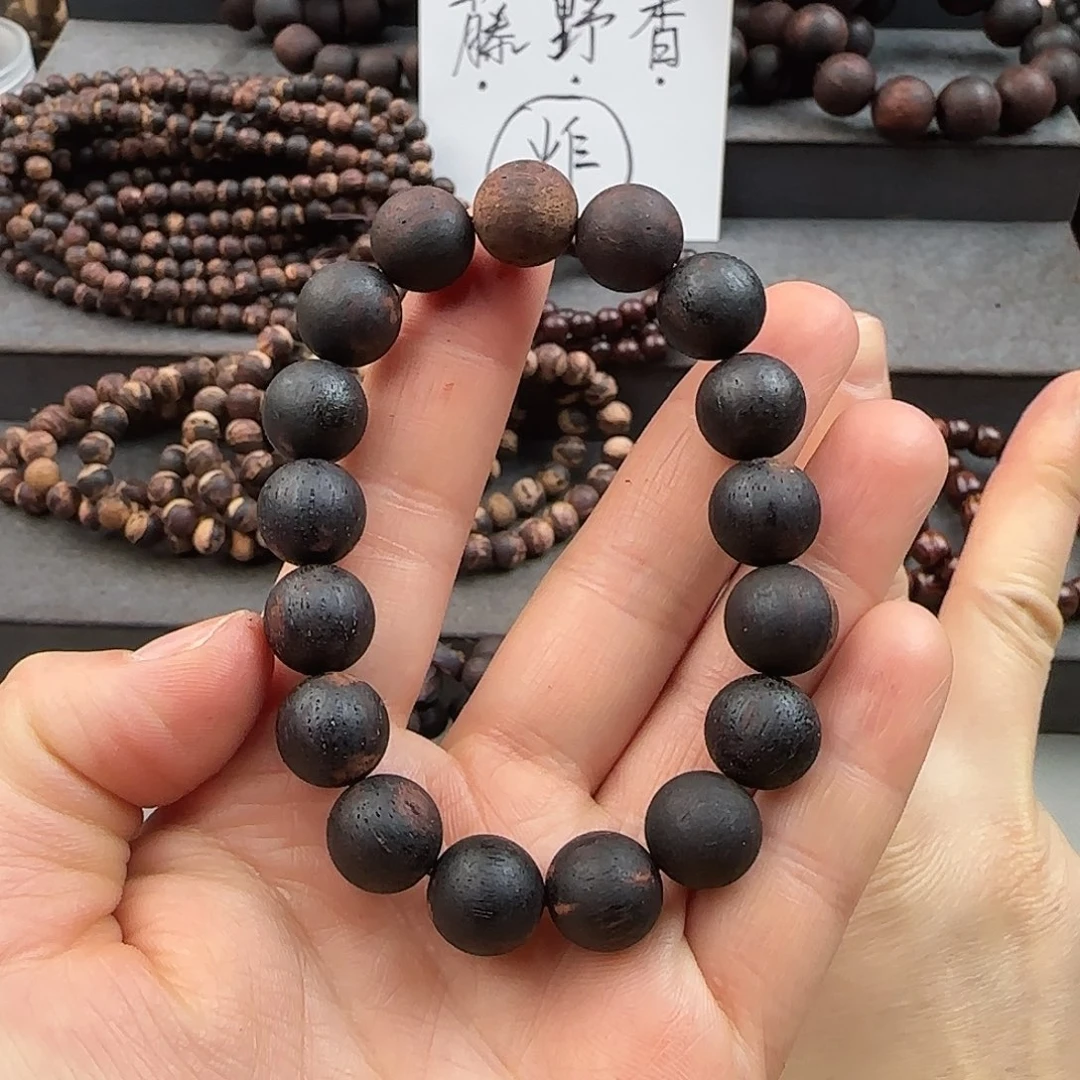 降真香手串/手链1.2紫棋高油高密上品香