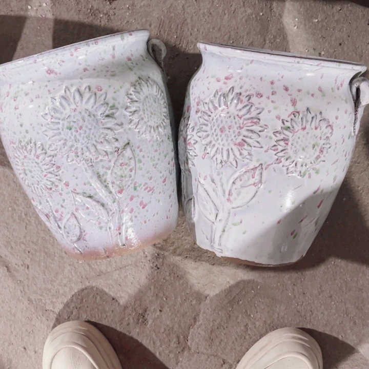 口径20高度24两只瑕疵