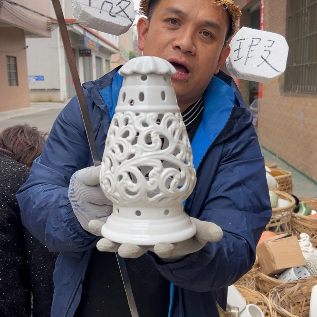 摆件48 号高中低温陶瓷工艺瓶（部分微瑕）