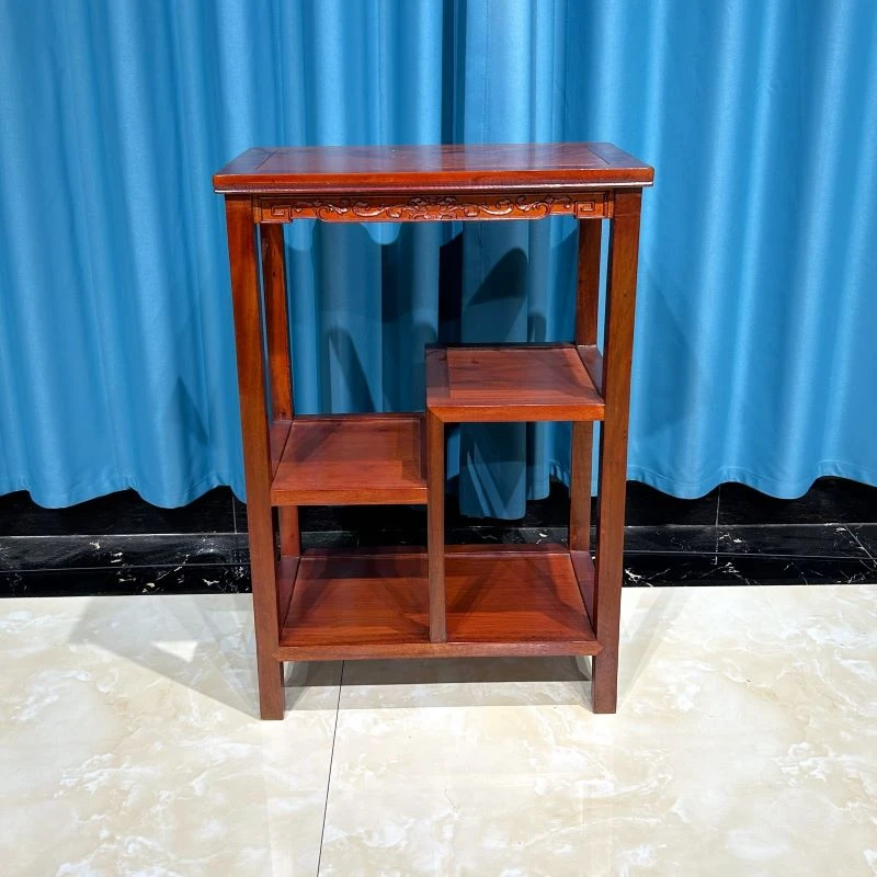 【红艺】电话几置物纯原木家具榫卯结构，尺寸长45*宽30*高65