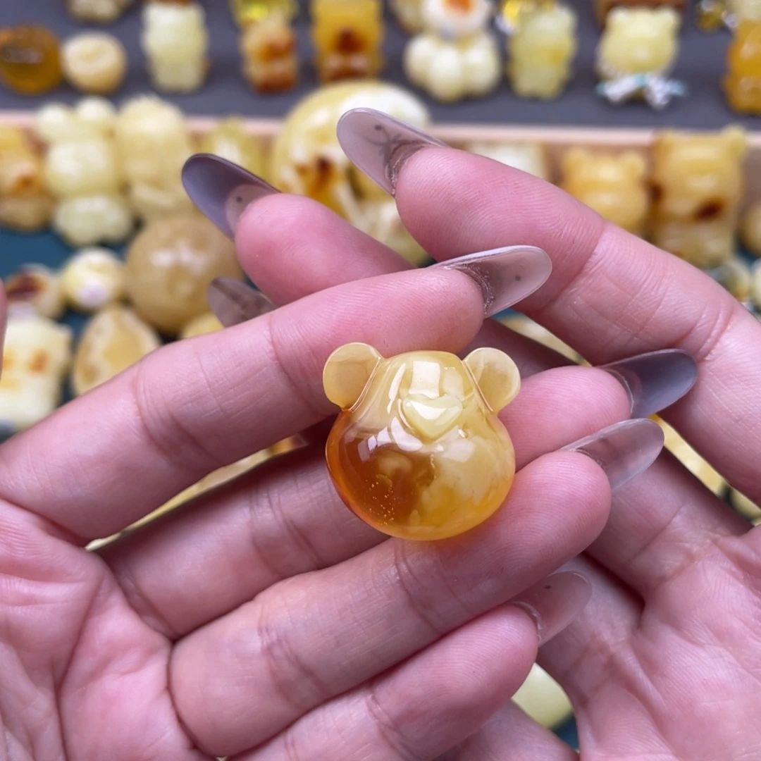 裸石琥珀未镶嵌蜜蜡