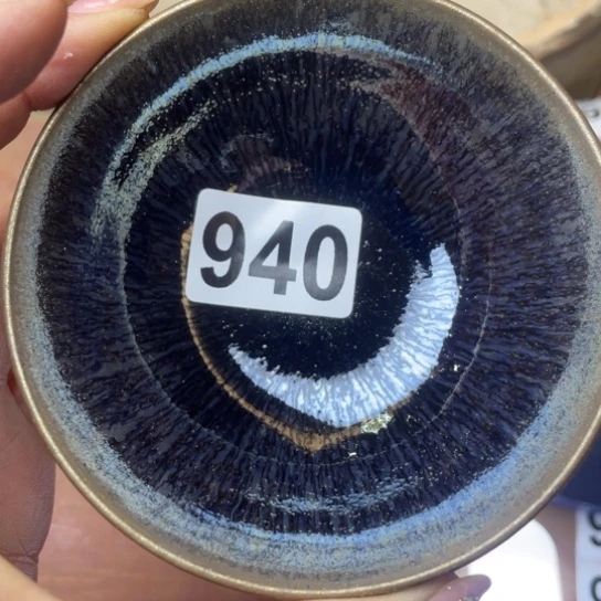 茶盏沐雨茶器柴烧主人杯