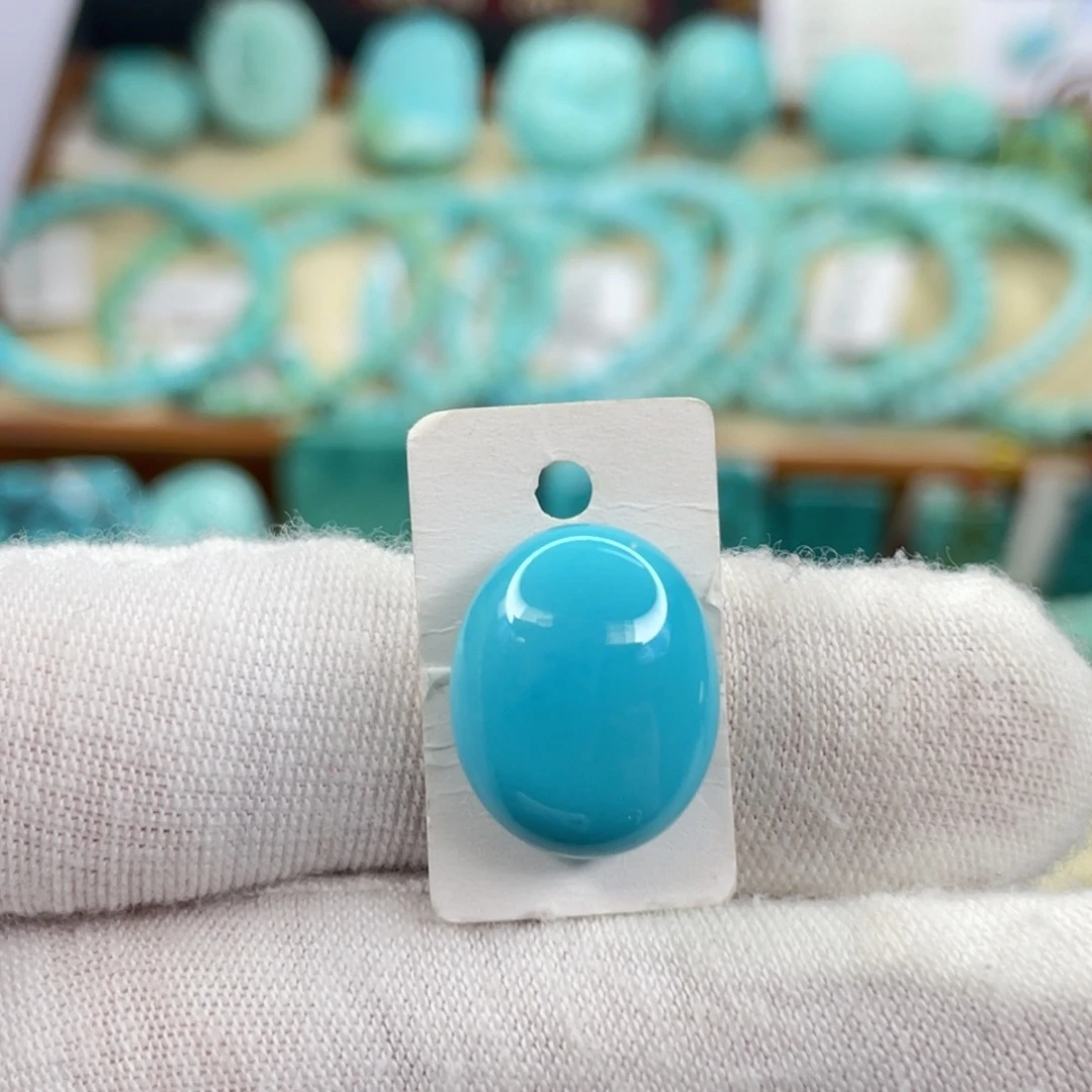 绿松石未镶嵌挂件