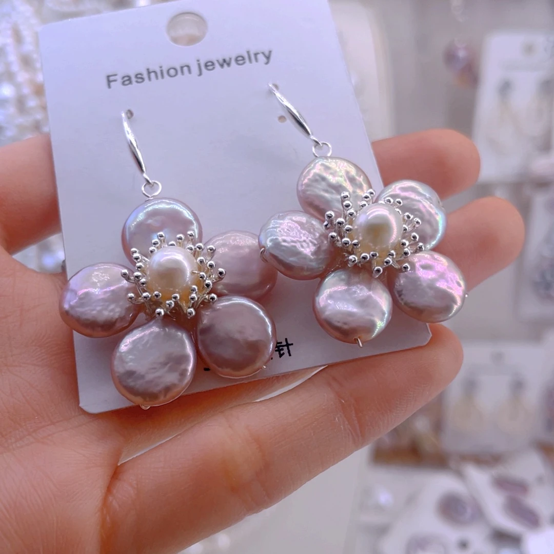 未镶嵌耳饰淡水珍珠