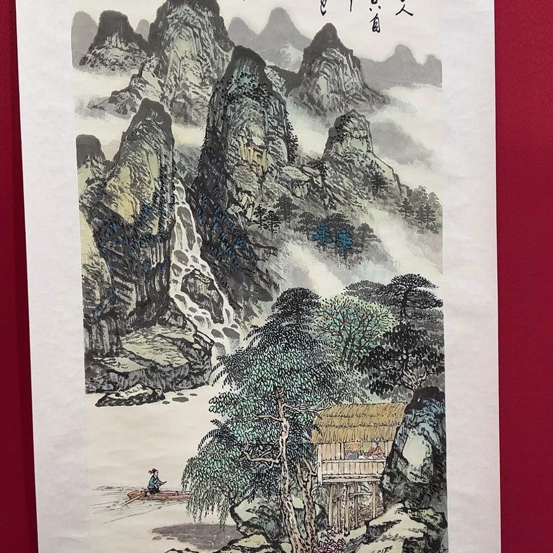 国画刘路生三尺整作品