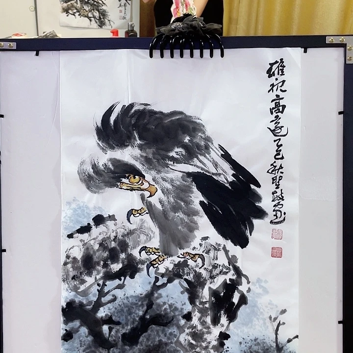 国画张圣敏先生纯手绘作品