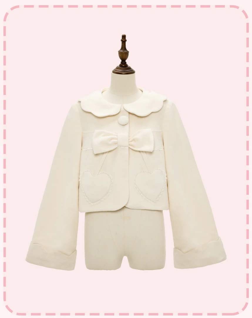 蝴蝶结樱桃大衣 生成色 洛丽塔 仲夏