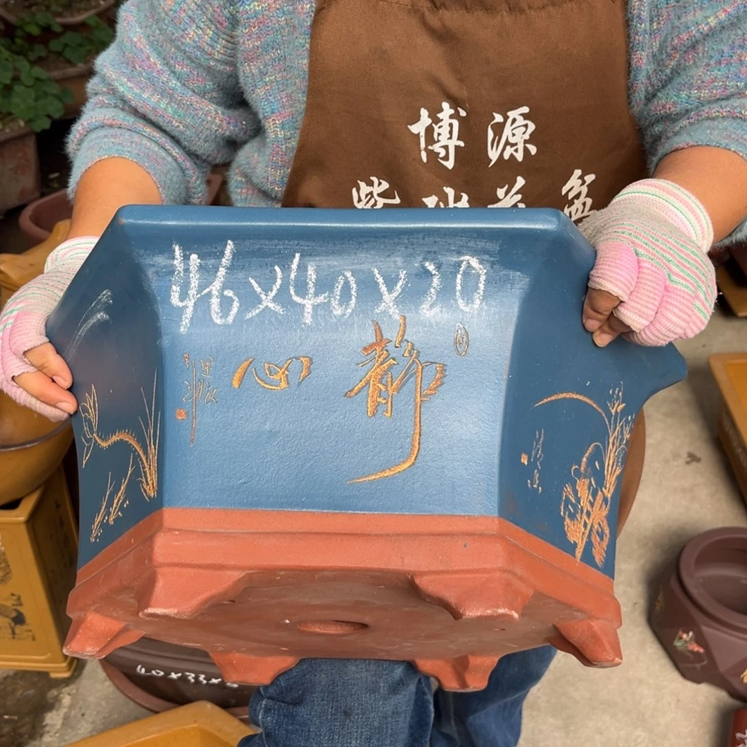 紫砂花盆盆景艺术