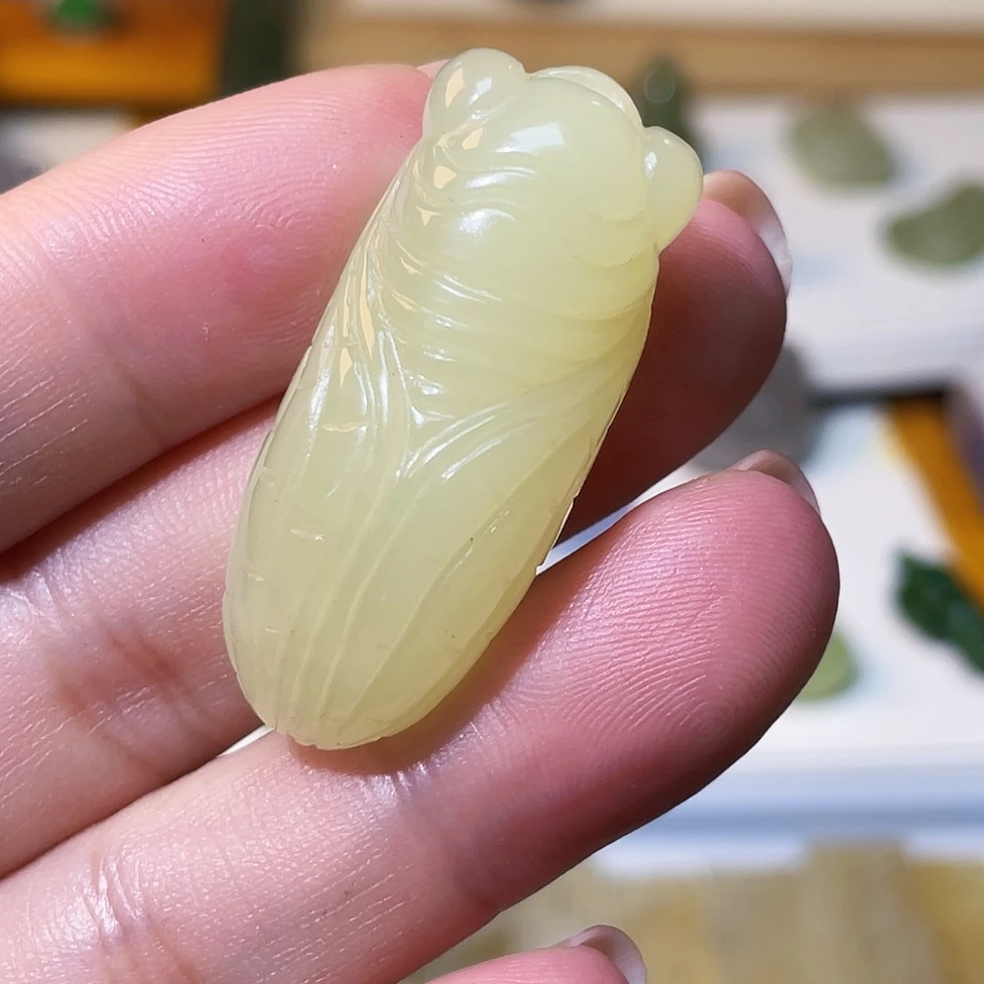 英***)和田玉未镶嵌颈饰