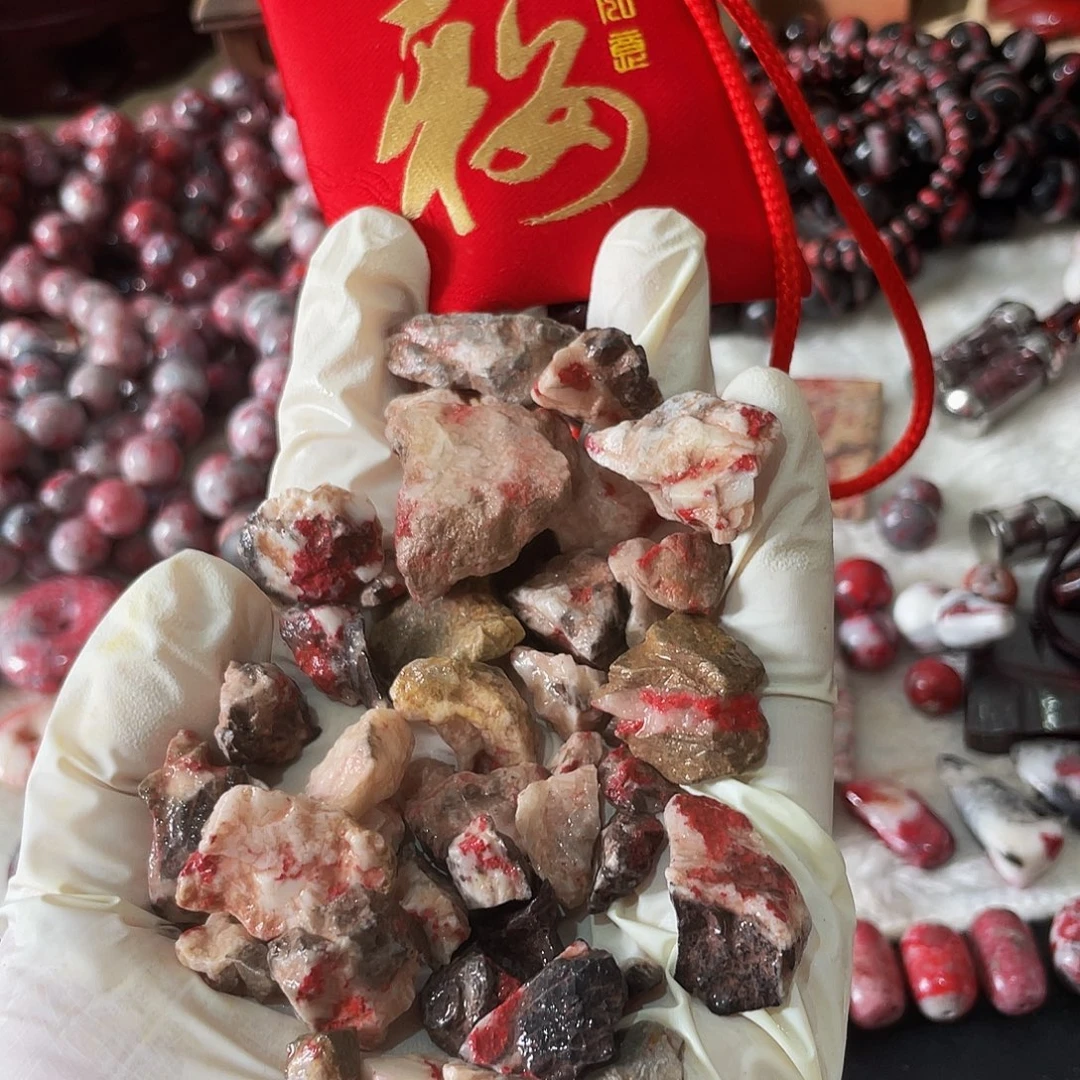 天然辰砂福利朱砂毛料