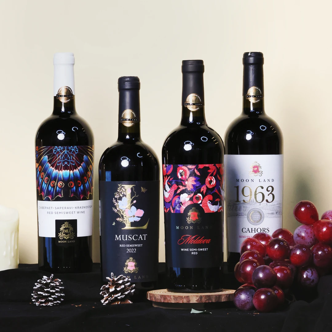 【 俄罗斯进口】木莱特火烈鸟莫斯卡托1963幻影葡萄酒750ml/瓶 组合