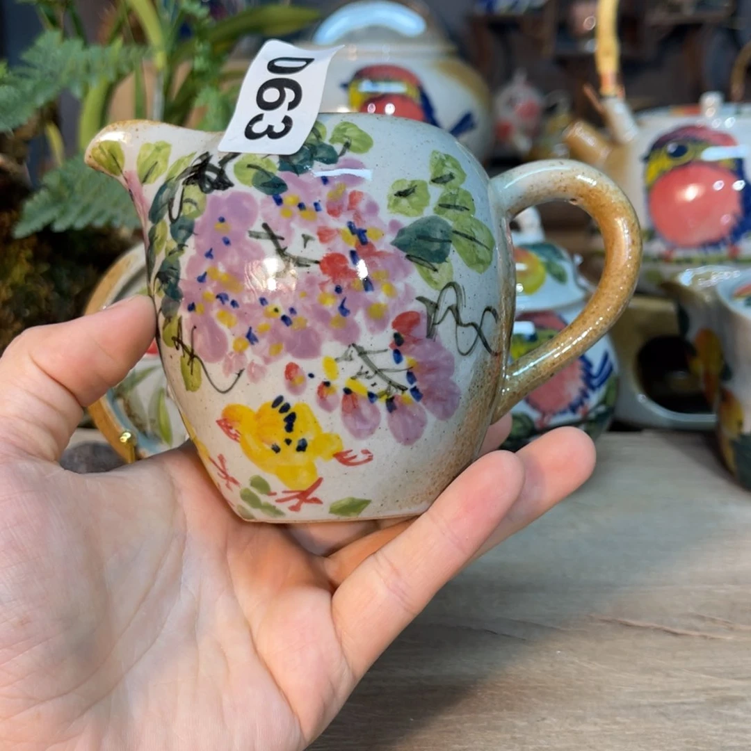 杯素浅陶瓷手工手绘