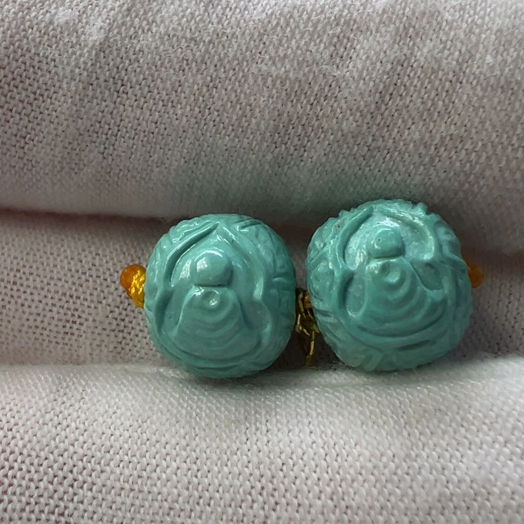 绿松石未镶嵌配饰10.5mm