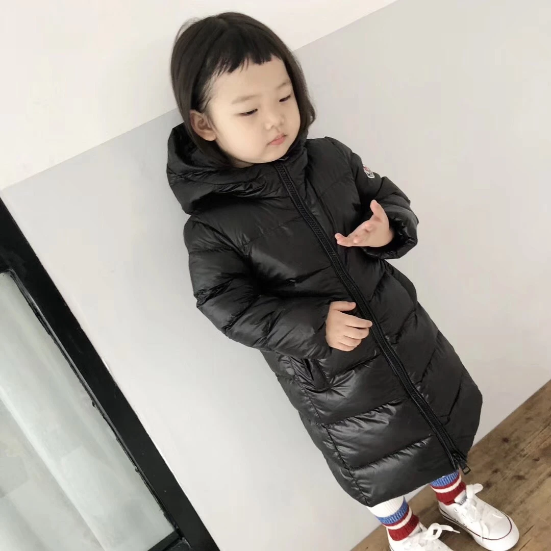 朵美巴拉巴拉宝宝秋冬季儿童中长款羽绒服加厚中大童男女童装洋气