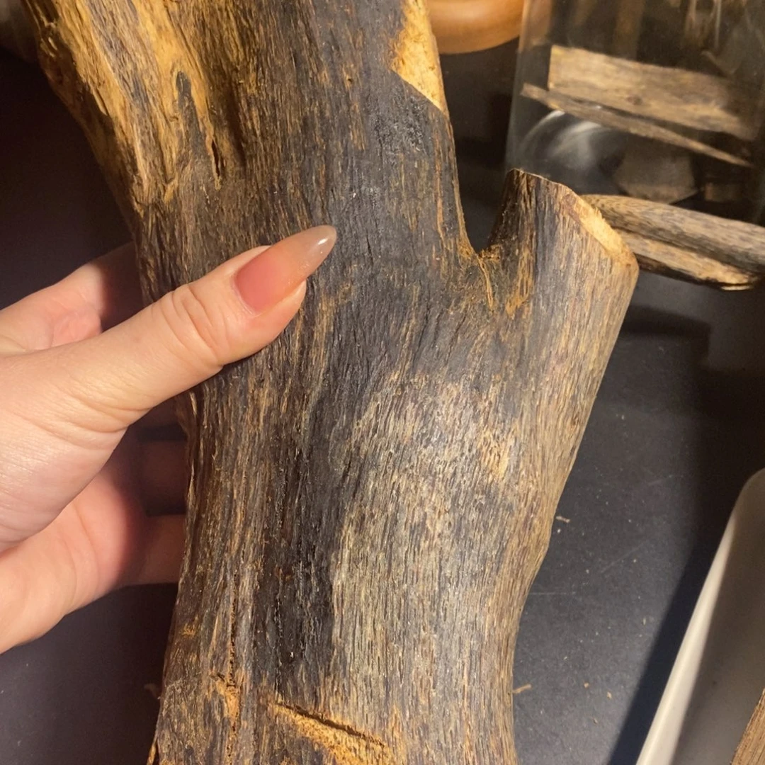 好***晴沉香沉香碎屑皮油老料