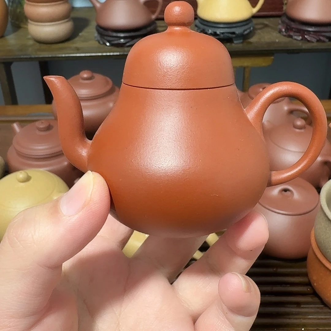 紫砂茶壶100cc红泥思婷