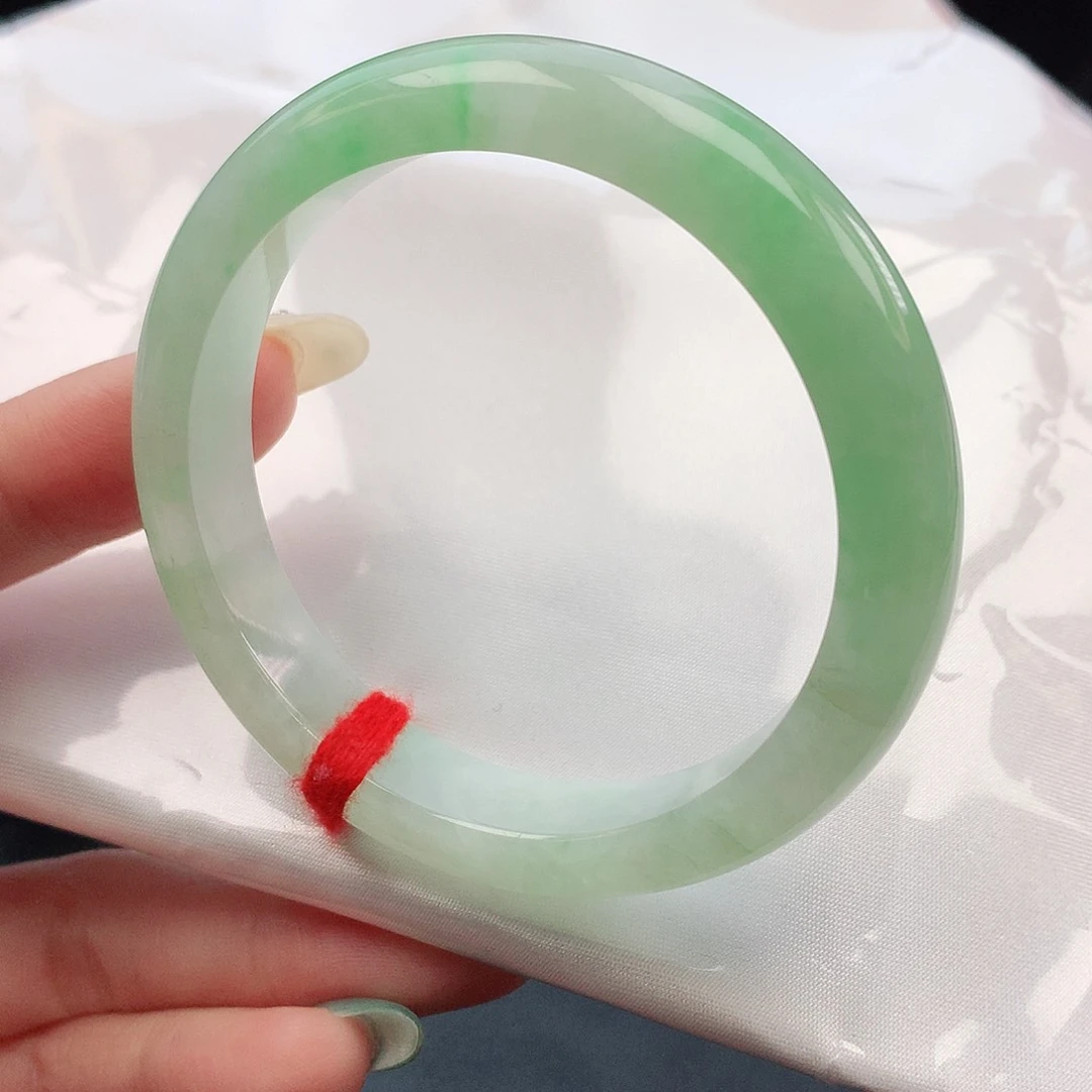 翡翠手镯未镶嵌53圈口880778